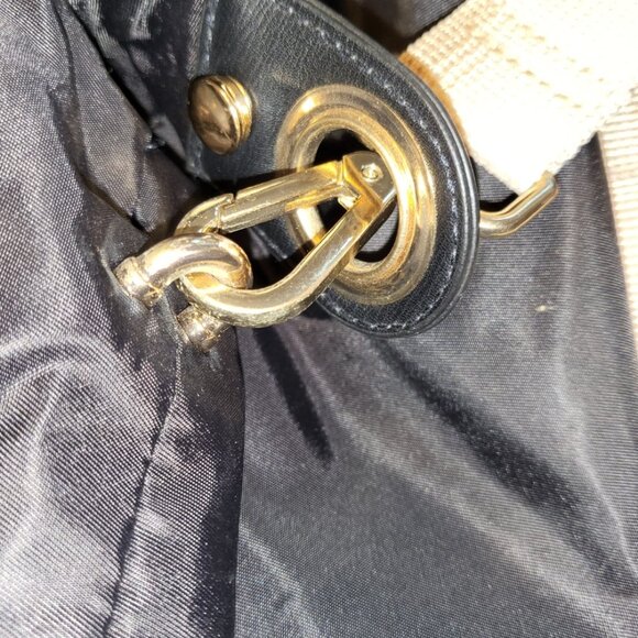 H&M Duffle Bag Overnight Weekender Neutral Preppy Athletic Geometric Normcore - Picture 9 of 16